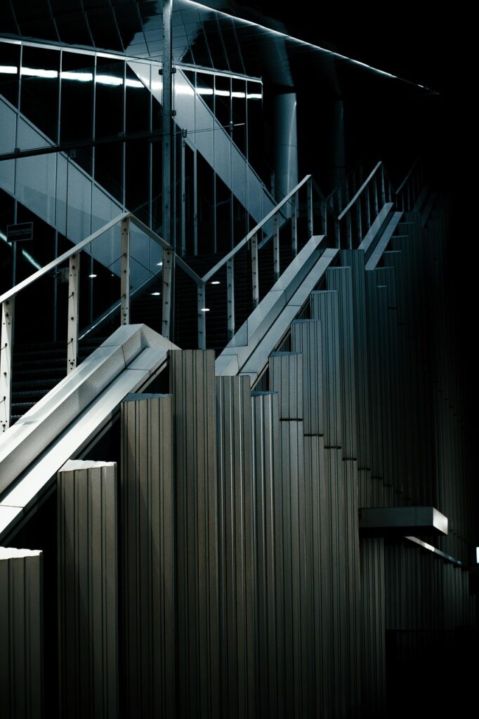 staircase, dark, architecture, interior, stairway, building, office building, aesthetic wallpaper, phone wallpaper, iphone wallpaper, black wallpaper, black
